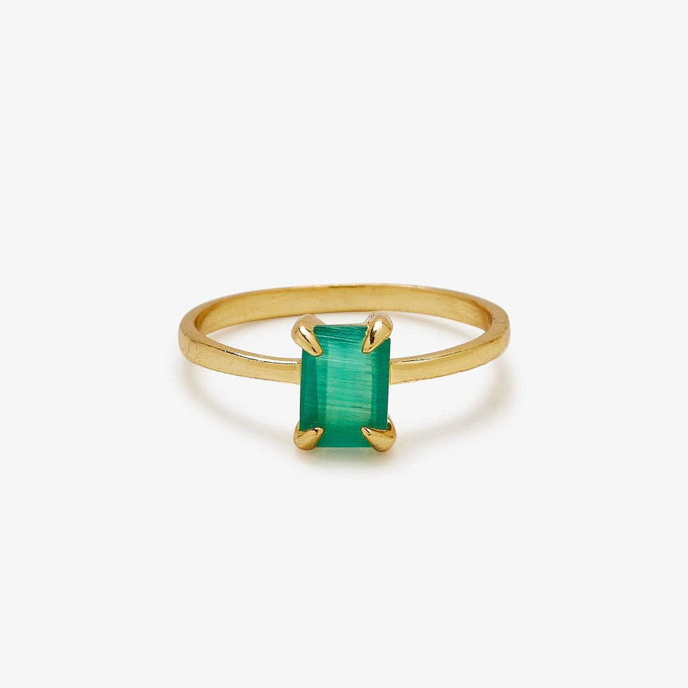 Emerald green gold Ring Hallmark at Rs 105000 | Emerald Ring in Patna | ID:  26088406455